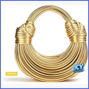 PU Vegan Leather Noodle Shaped Satchel Crossbody Bag with Adjustable Strap